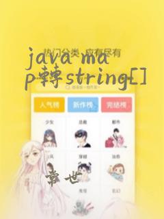 java map转string[]