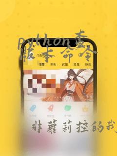 python查版本命令
