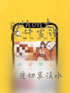 python大文件处理
