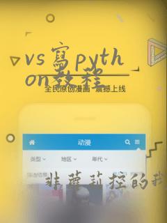 vs写python教程