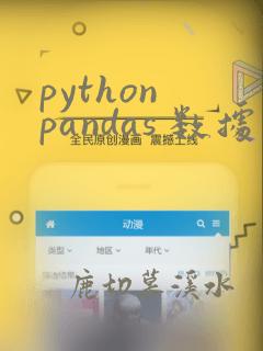 python pandas 数据可视化