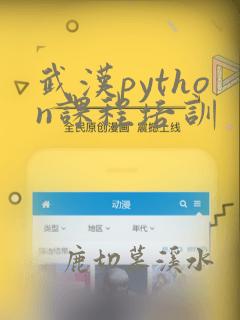 武汉python课程培训