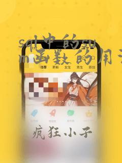 sql中的sum函数的用法
