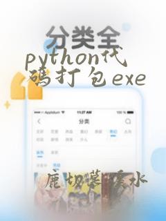 python代码打包exe
