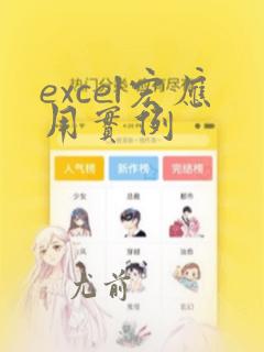 excel宏应用实例