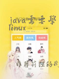 java需要学linux