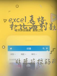 excel表格对比两列数据重复