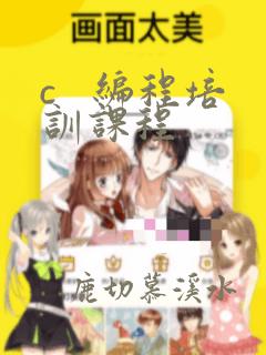 c 编程培训课程
