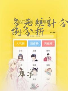 多元统计分析案例分析
