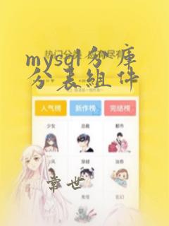 mysql分库分表组件