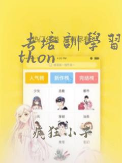 去培训学习python