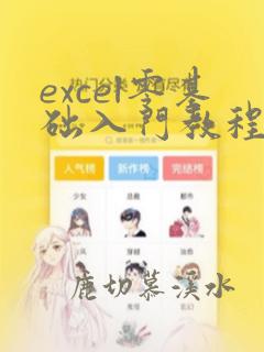 excel零基础入门教程ppt