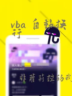 vba 自动换行