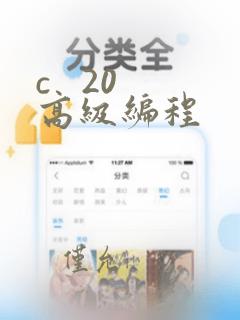 c   20 高级编程