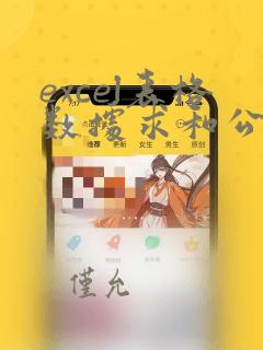 excel表格数据求和公式