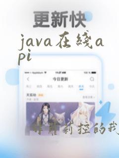 java在线api