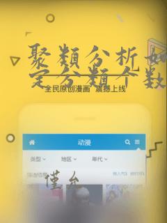 聚类分析如何确定分类个数