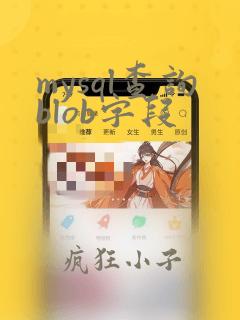 mysql查询blob字段