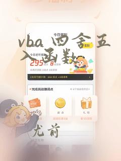 vba 四舍五入函数