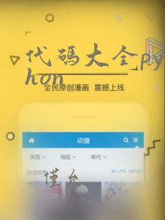 代码大全python