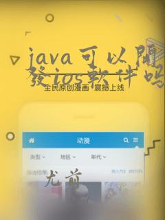 java可以开发ios软件吗