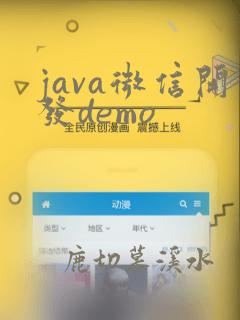 java微信开发demo