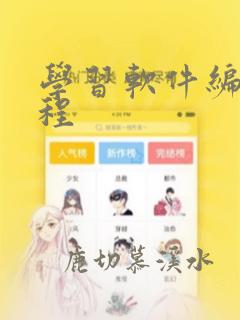 学习软件编程课程