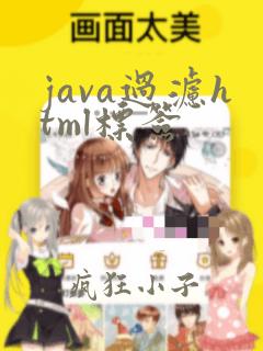java过滤html标签