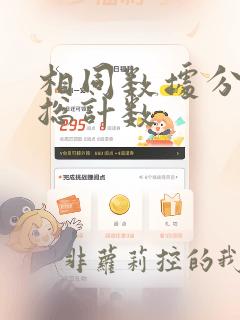 相同数据分类汇总计数