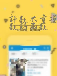 计数不重复项个数的函数