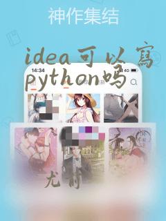 idea可以写python吗