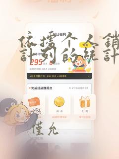 依据个人销售总计列的统计数据,在