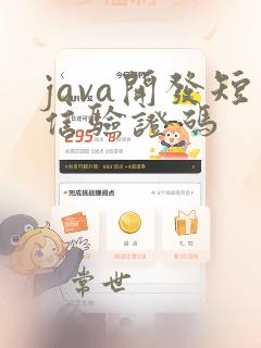 java开发短信验证码