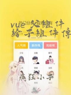 vue 父组件给子组件传值