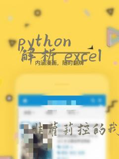python 解析 excel