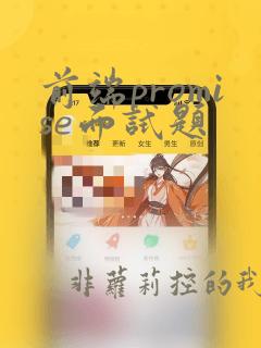 前端promise面试题