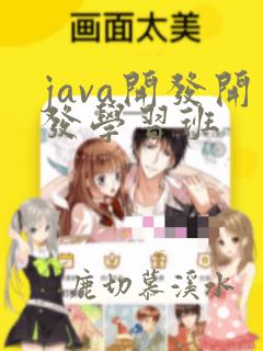 java开发开发学习班