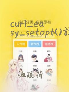 curl_easy_setopt()详解