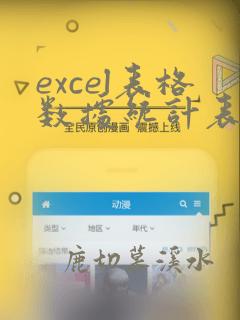 excel表格数据统计表