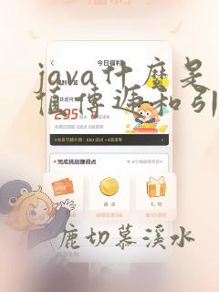 java什么是值传递和引用传递
