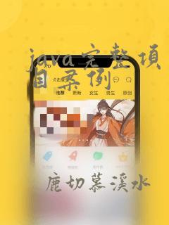 java完整项目案例
