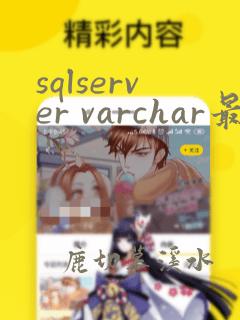 sqlserver varchar最大长度
