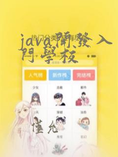 java开发入门学校