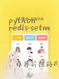 python redis setnx