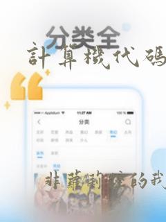 计算机代码编程