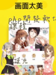 php开发软件课程