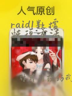 raid1数据恢复方法