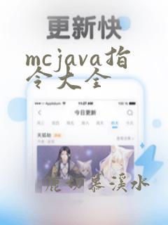 mcjava指令大全