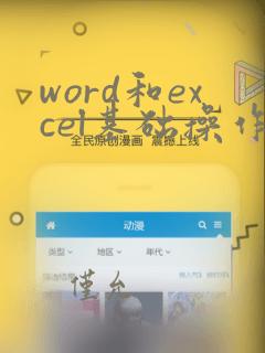 word和excel基础操作试题