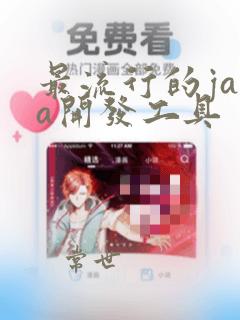 最流行的java开发工具